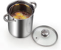 Cook N Home 4-Quart Stainless Steel Deep Fryer Pot with Basket
