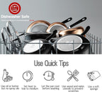 Cook N Home 2-Piece Nonstick Saucepan Set