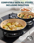 Cooks Standard 11-Inch Hard Anodized Ceramic Nonstick Frying Pan
