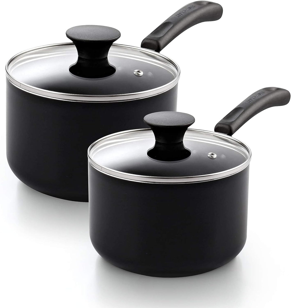 Cook N Home 2-Quart Nonstick Saucepan with Glass Lid