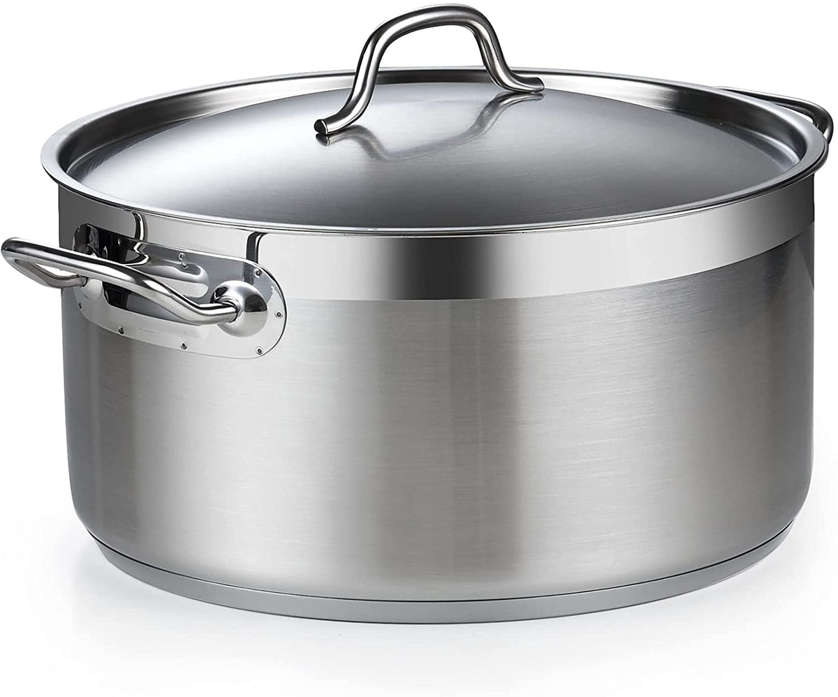 Cooks Standard 9-Quart Stainless Steel Dutch Oven Stockpot with Lid