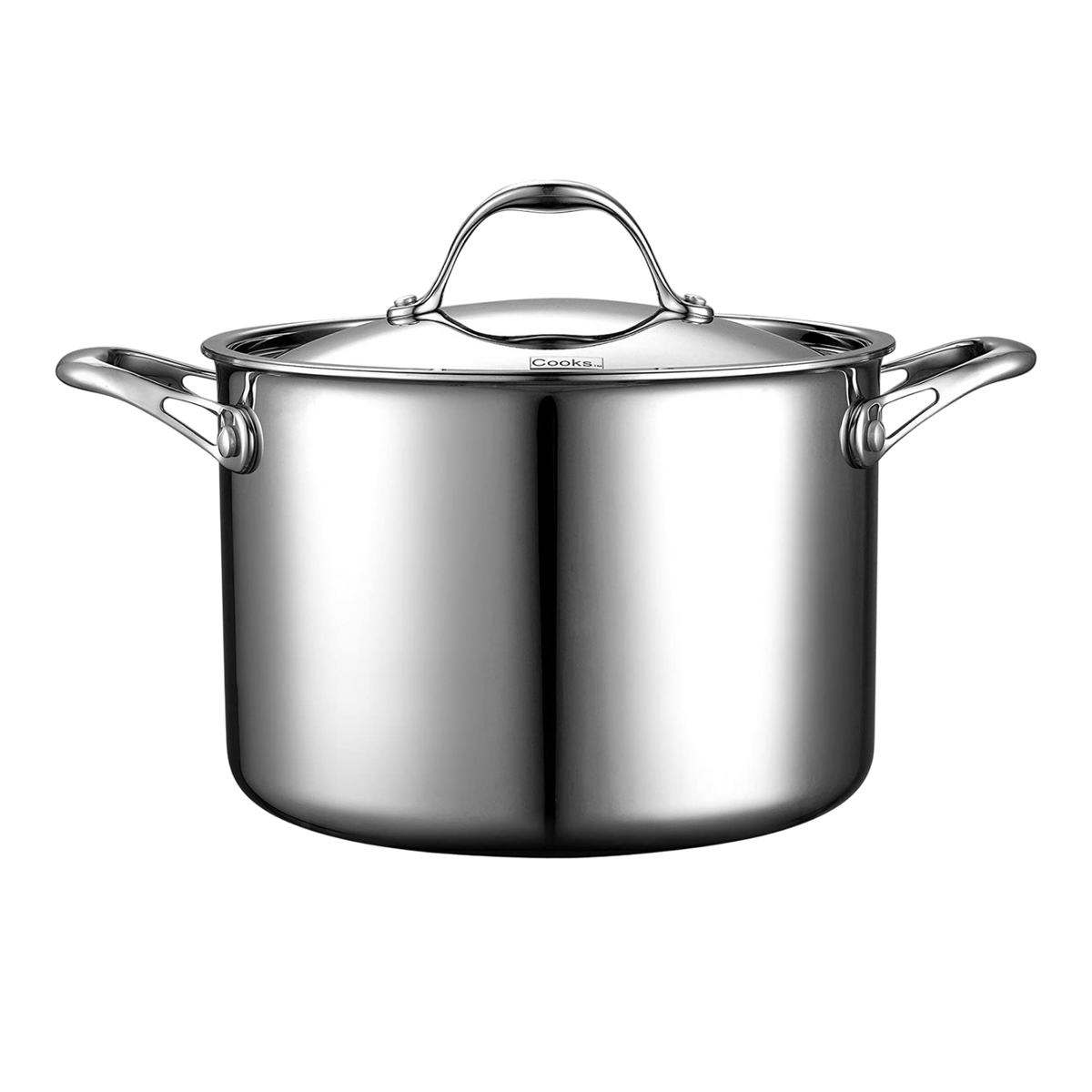 Cooks Standard 8-Quart Multi-Ply Full Clad Stainless Steel Stockpot with Lid
