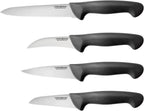 Cook N Home 4-Piece High Carbon Stainless Steel Paring Knife Set