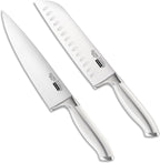 Cooks Standard 6-Piece Stainless Steel Kitchen Knife Set with Expandable Bamboo Block