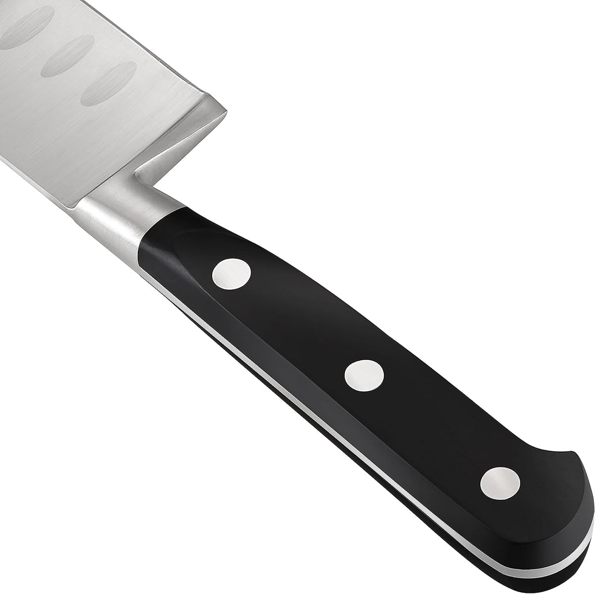 Cooks Standard High Carbon Stainless Steel Knife Set 2-Piece, 8" Chef’s Knife and 7" Santoku Knife Classic Sharp Kitchen Knives Set, Ergonomic Handle