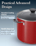 Cook N Home 10.5-Quart Nonstick Stockpot with Glass Lid
