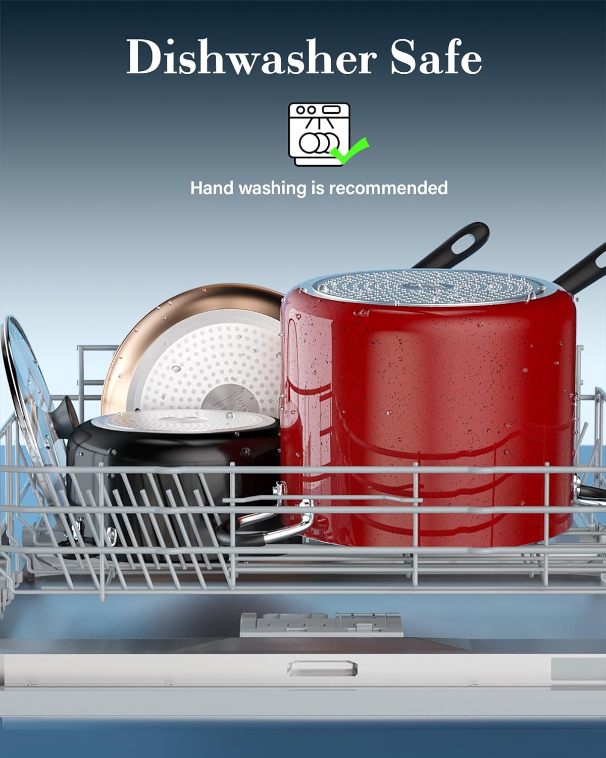 Cook N Home 10.5-Quart Nonstick Stockpot with Glass Lid