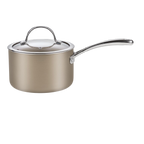 Cooks Standard 3-Quart Hard Anodized Ceramic Nonstick Saucepan with Glass Lid