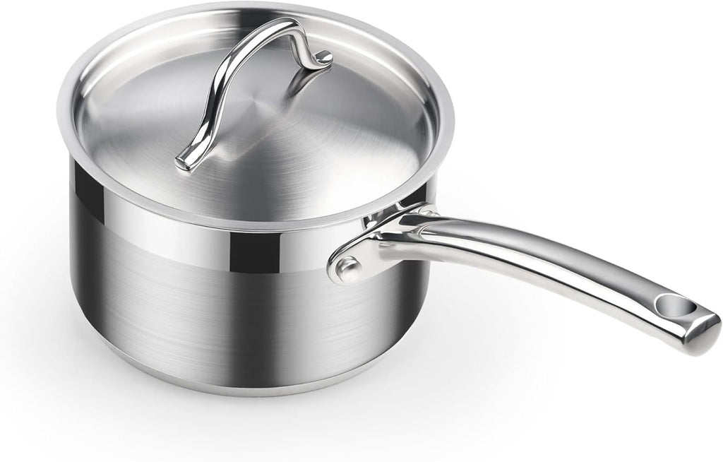 Cooks Standard 2-Quart Stainless Steel Saucepan with Lid