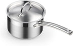 Cooks Standard 2-Quart Stainless Steel Saucepan with Lid