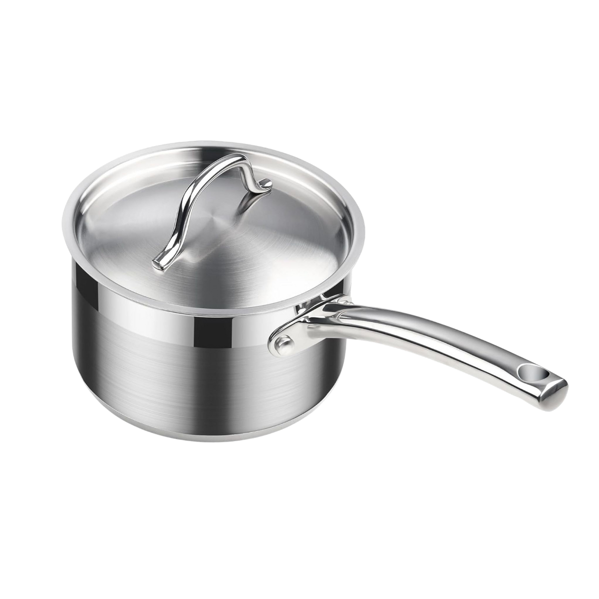 Cooks Standard 3-Quart 18/10 Stainless Steel Saucepan with Lid