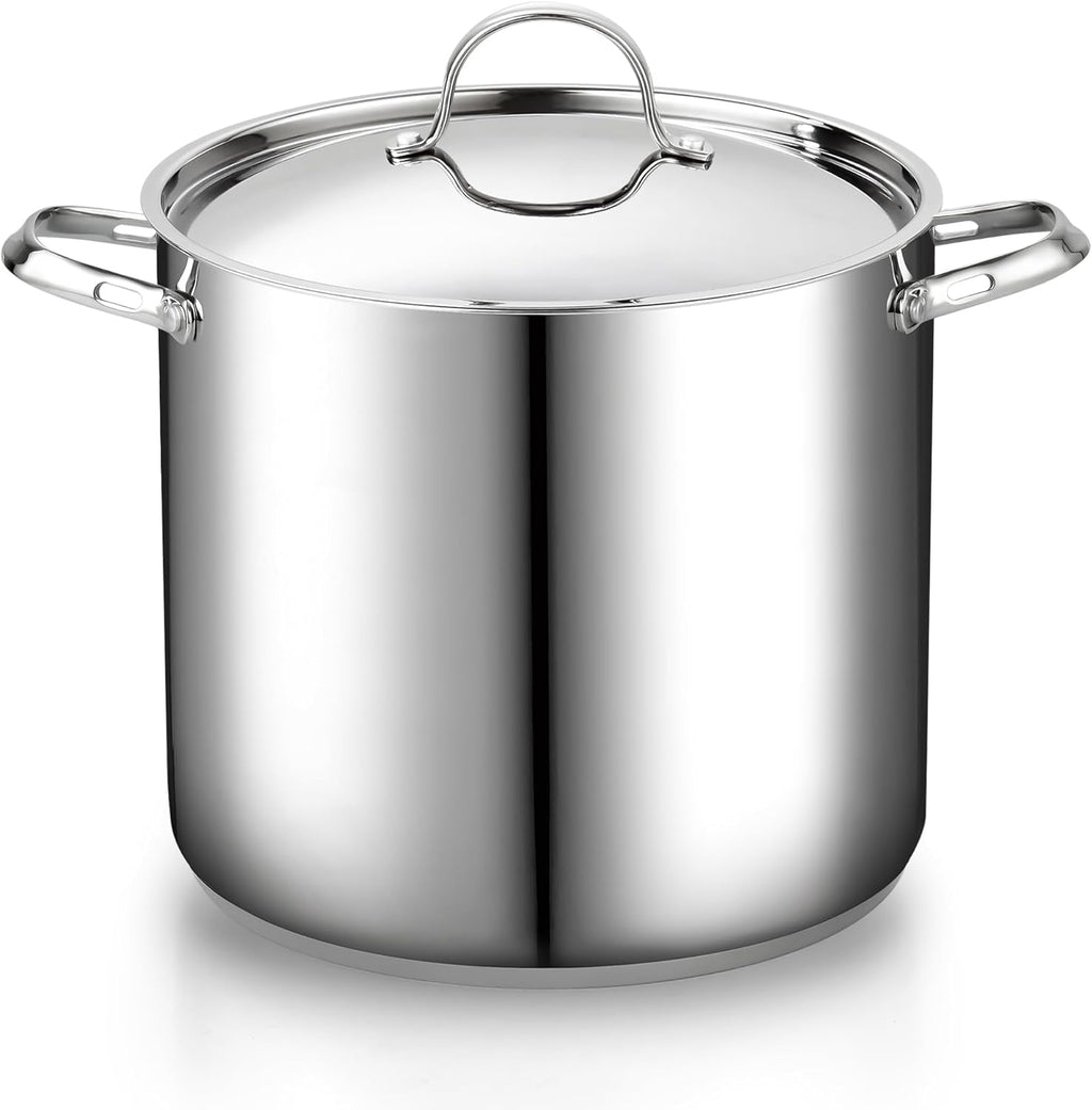 Cooks Standard 20-Quart 18/10 Stainless Steel Stockpot with Lid