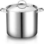 Cooks Standard 24-Quart 18/10 Stainless Steel Stockpot with Lid