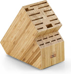 Cooks Standard Bamboo Knife Storage Block, 20 Slot Universal Knife Holder