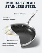 Cooks Standard 8-Inch Hybrid Nonstick Frying Pan