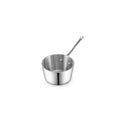 D&M Butter Warmer 0.14 Quart, Multi-Ply Clad Stainless Steel Milk Frother and Chocolate Melting Pot, Small Saucepan for Induction Stovetop, Coffee, Butter, Syrup