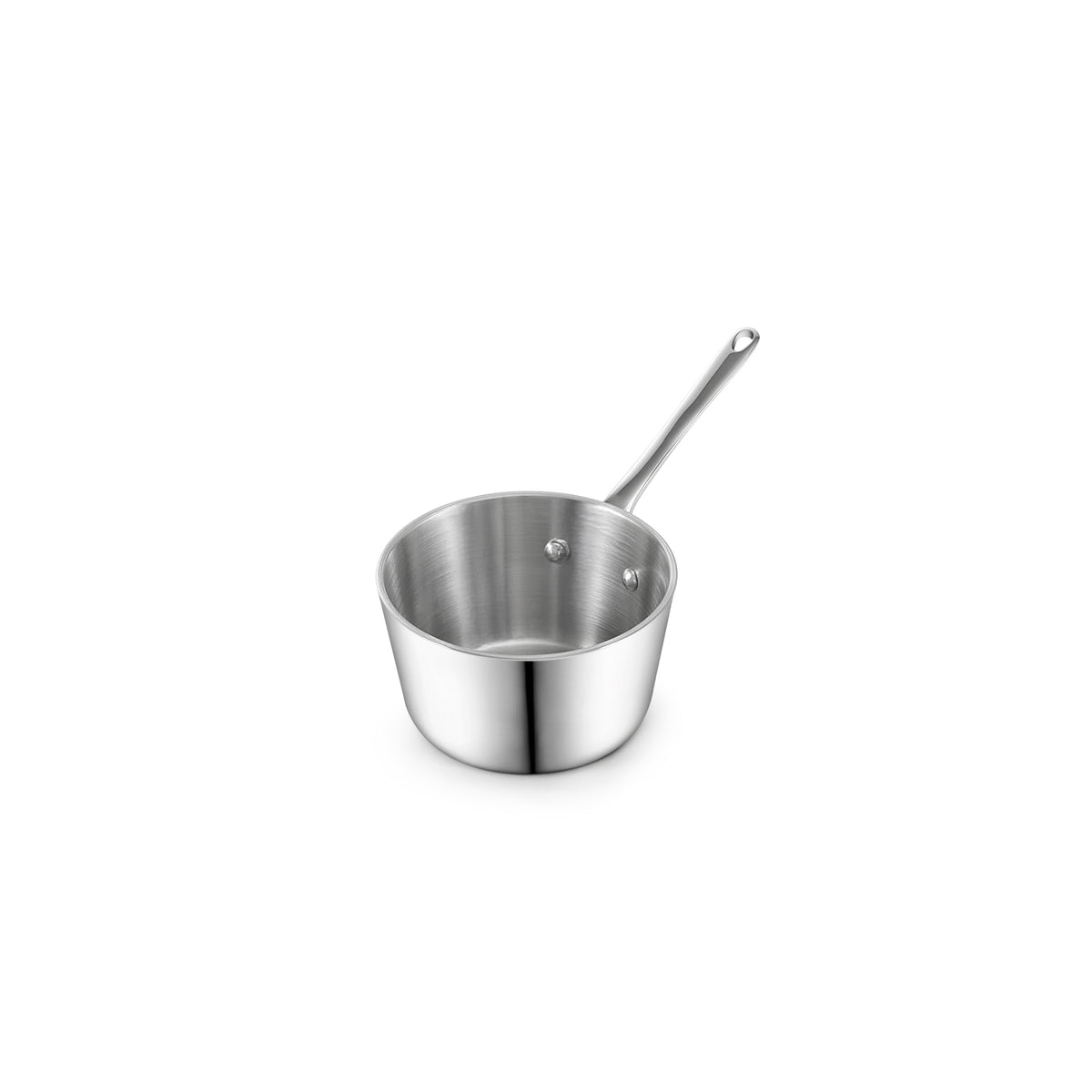 D&M Butter Warmer 0.23 Quart, Multi-Ply Clad Stainless Steel Milk Frother and Chocolate Melting Pot, Small Saucepan for Induction Stovetop, Coffee, Butter, Syrup