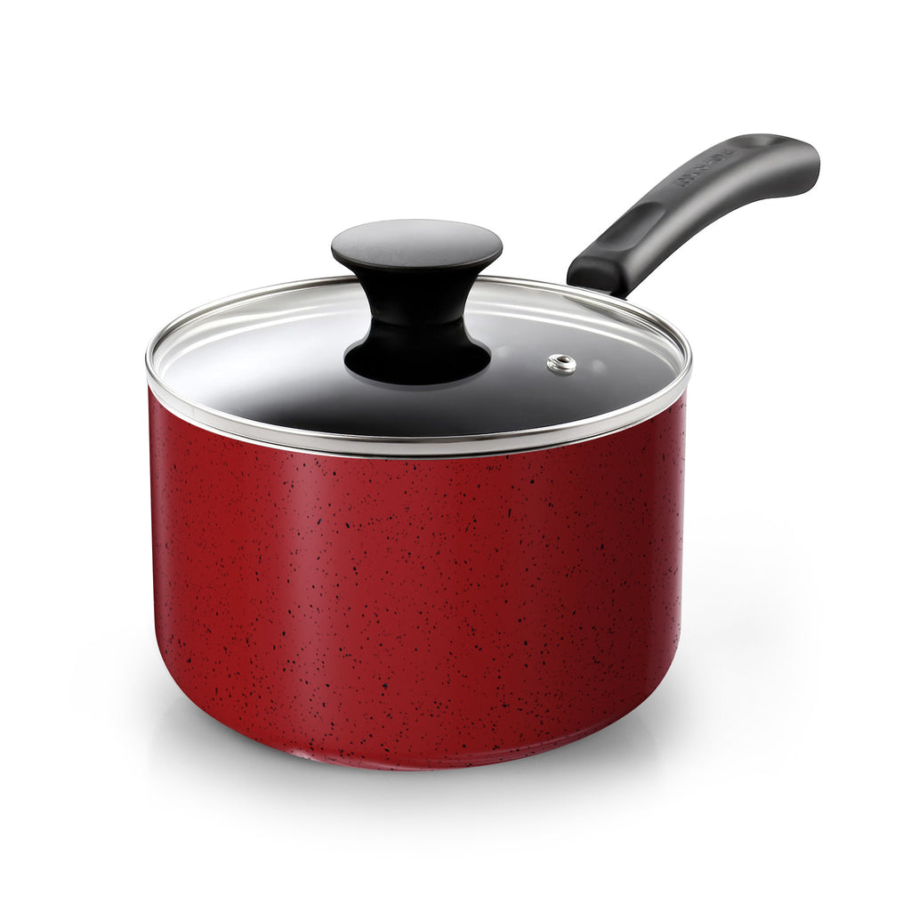 Cook N Home 1-Quart Nonstick Saucepan with Glass Lid