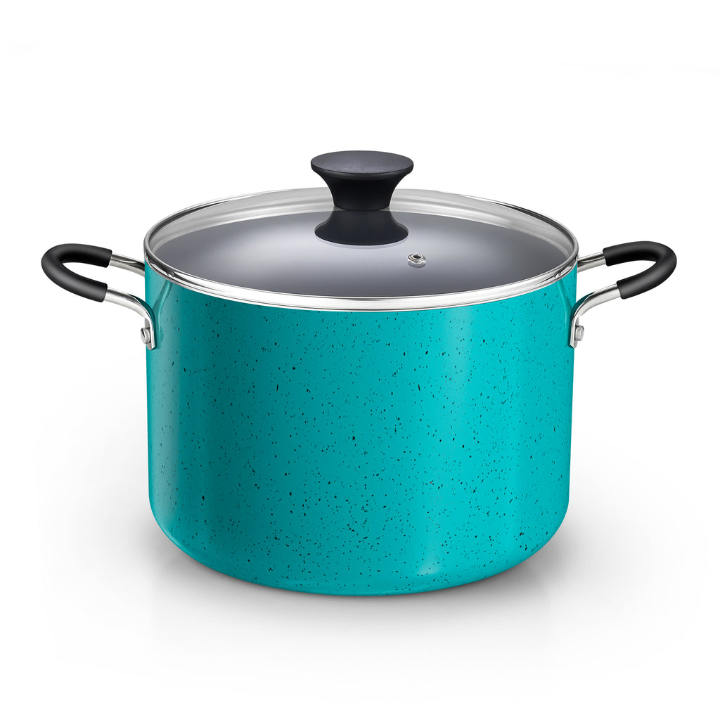 Cook N Home 8-Quart Nonstick Stockpot with Glass Lid