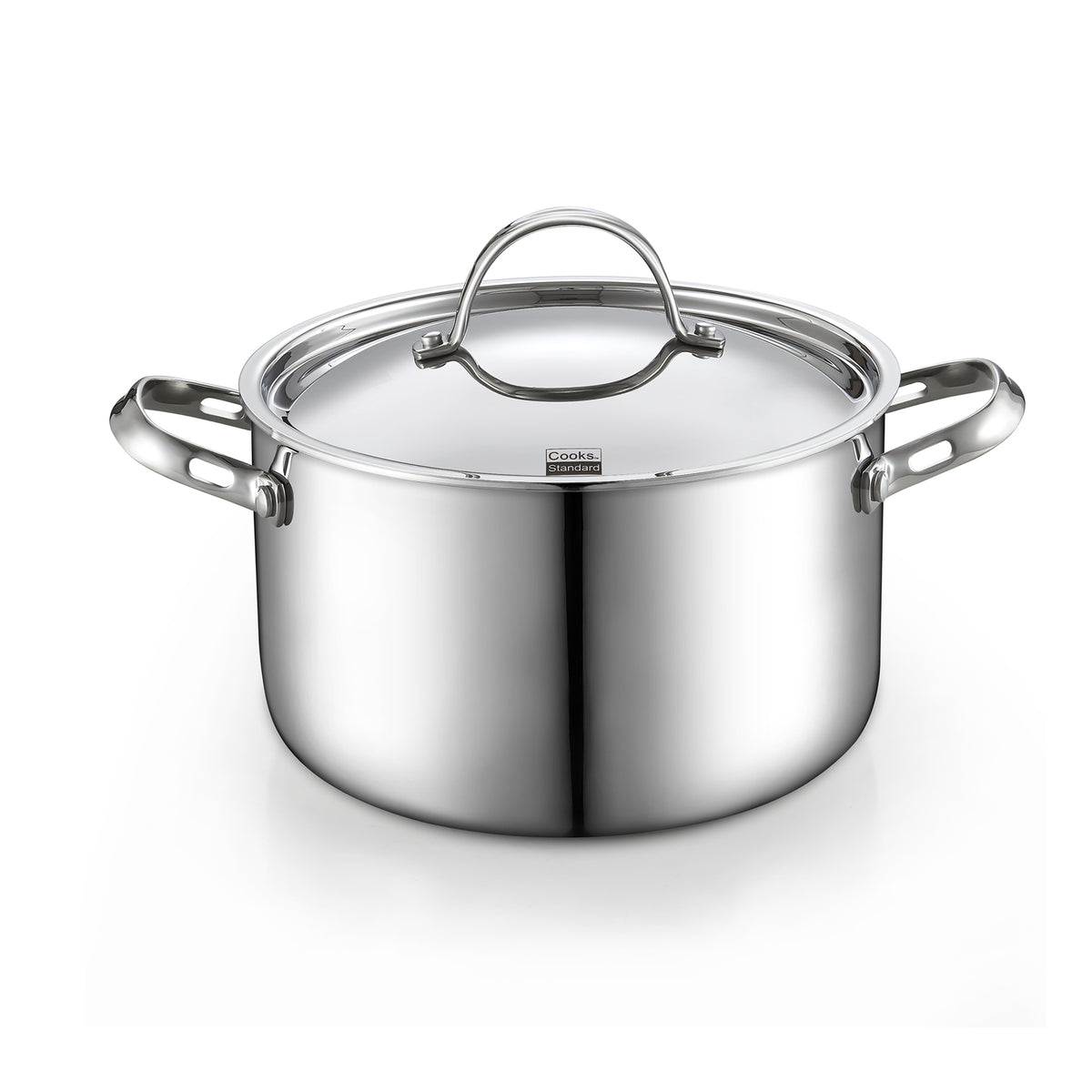 Cooks Standard Multi-Ply Clad 6 Quart Stainless Steel Stock Pot with Lid
