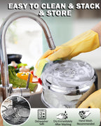 Cook N Home 6-Piece Stainless Steel Cookware Set