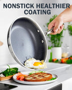 Cooks Standard Multi-Ply Clad Stainless Steel Cookware Set, 12-Piece Pots and Pan