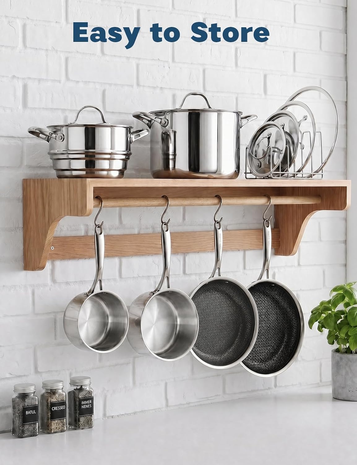 Cooks Standard Multi-Ply Clad Stainless Steel Cookware Set, 12-Piece Pots and Pan
