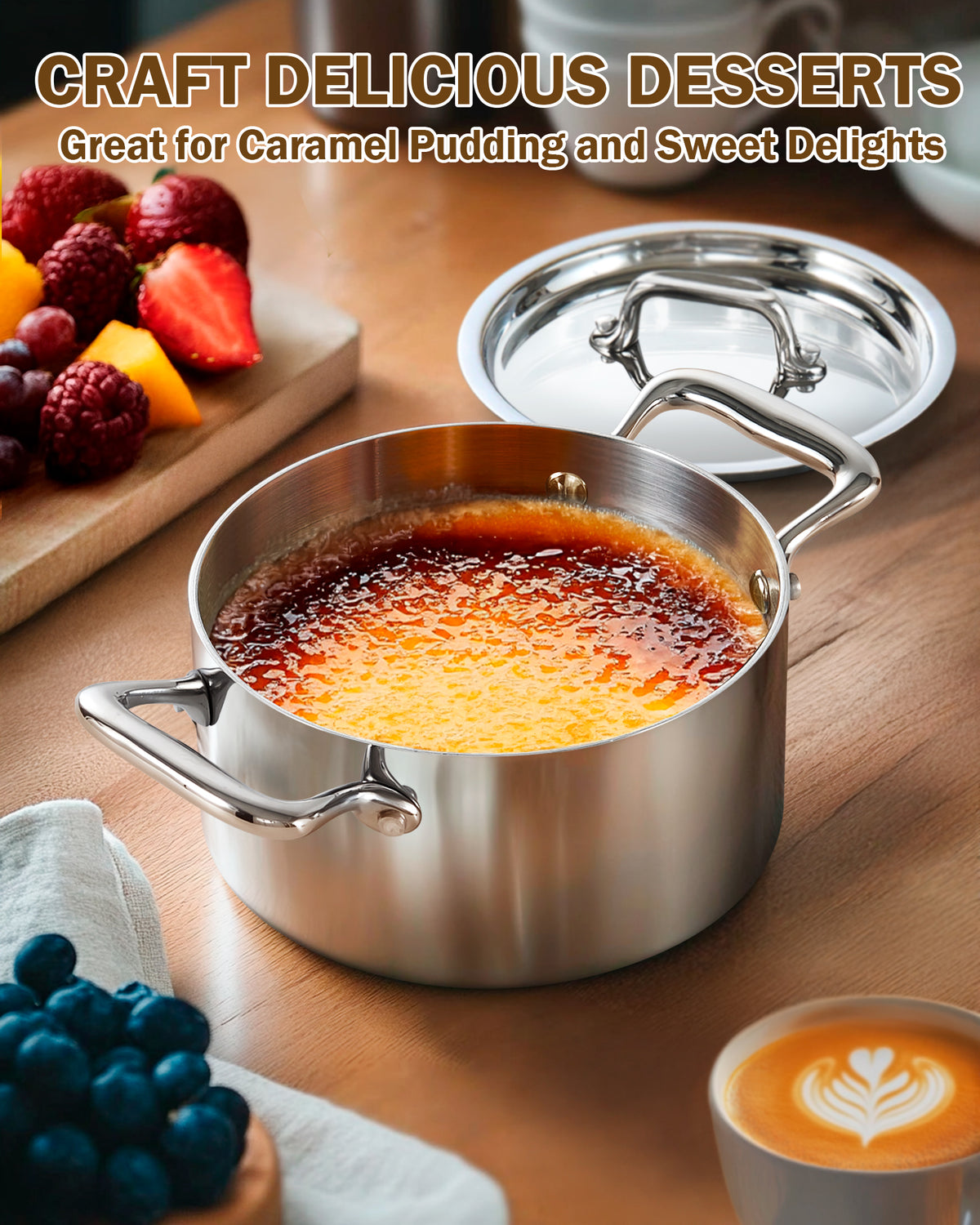 Cooks Standard 3-Piece Mini Multi-Ply Clad Cookware Set