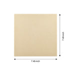 Cook N Home 7.5-Inch Square Cordierite Pizza Stone with Scraper