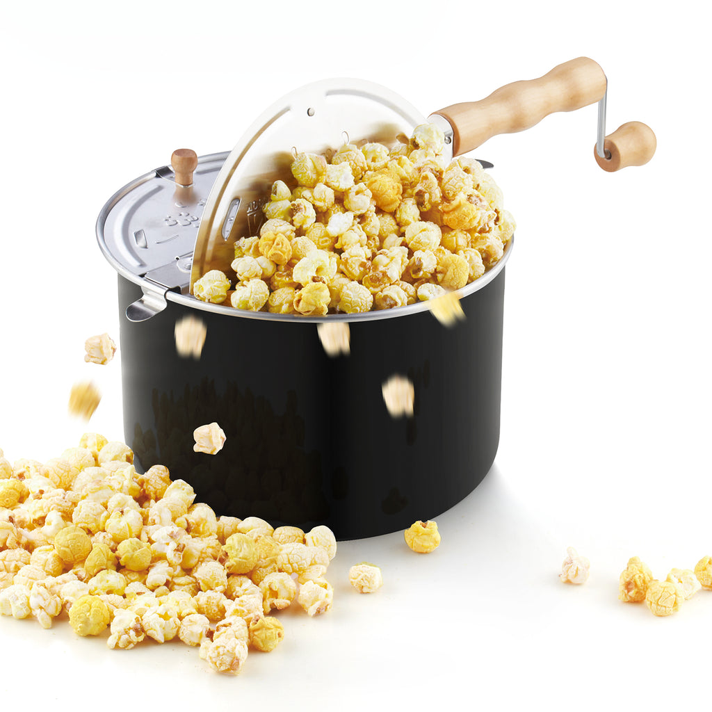 Cook N Home 6-Quart Stovetop Popcorn Popper