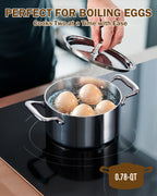 Cooks Standard 3-Piece Mini Multi-Ply Clad Cookware Set