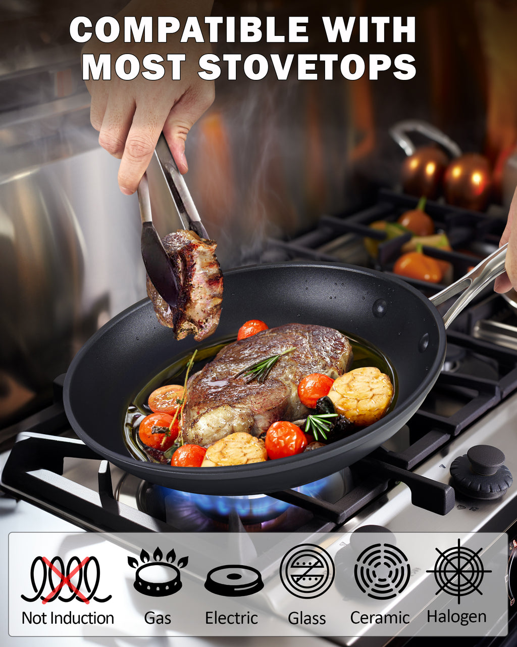Cooks Standard 8-Inch Hard Anodized Nonstick Frying Pan