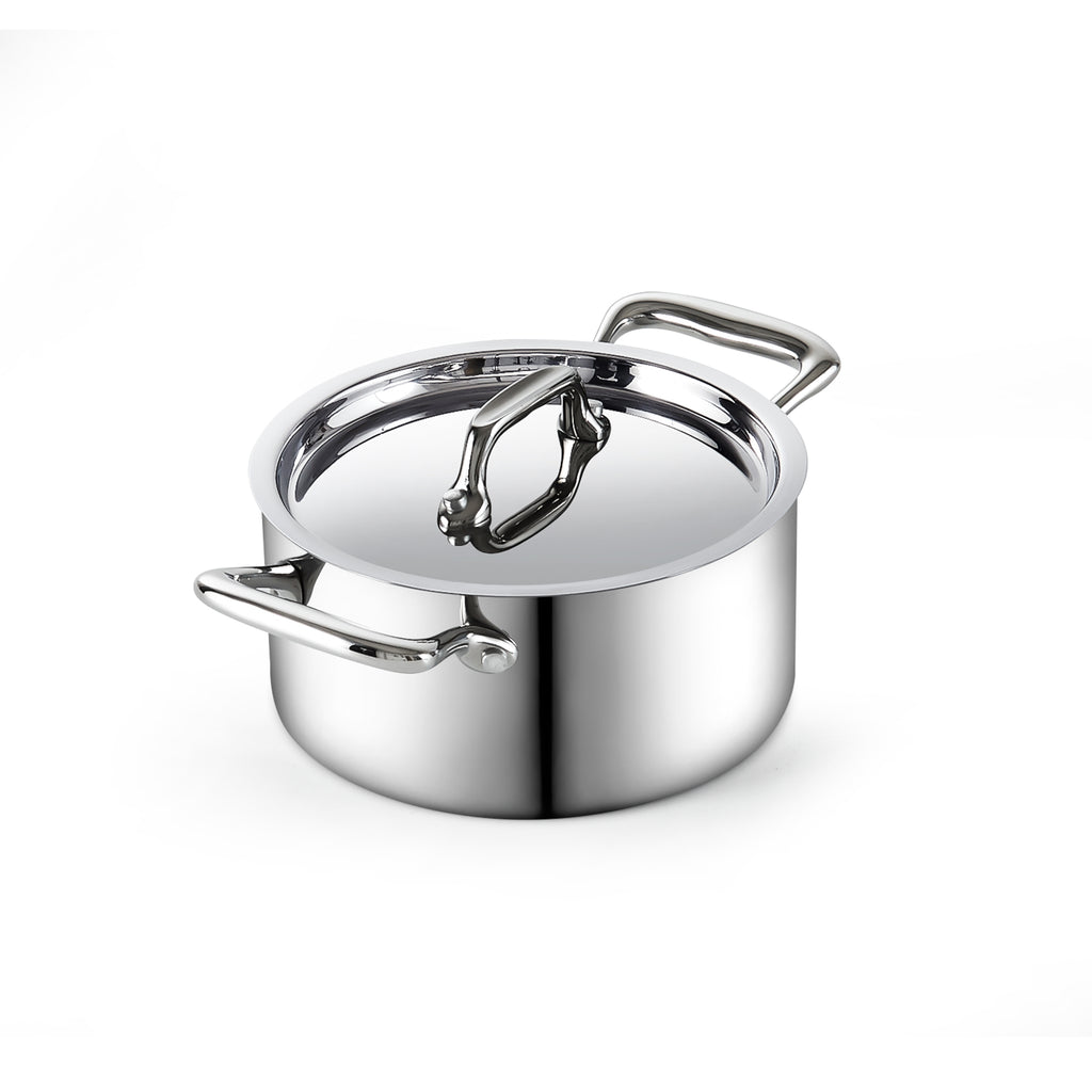 Cooks Standard 0.68-Quart Multi-Ply Clad Stainless Steel Butter Warmer with Lid