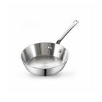 Cooks Standard Stainless Steel Butter Warmer, 4.7 Inch Multi-Ply Clad Mini Omelette Egg Frying Pan, Small Pan for Cooking Camping, All Stovetop Compatible - Oven Safe, Dishwasher Safe, Silver