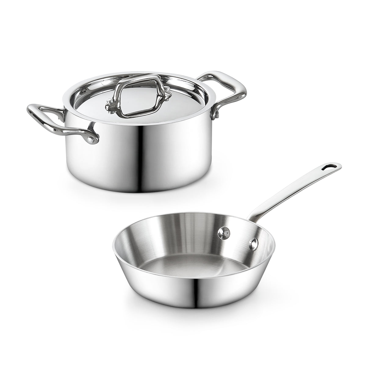 Cooks Standard 3-Piece Mini Multi-Ply Clad Cookware Set