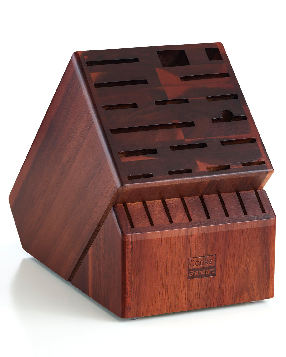 Cooks Standard X-Large 25-Slot Acacia Wood Knife Block
