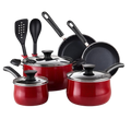 Cook N Home 10-Piece Belly Shape Nonstick Cookware Set