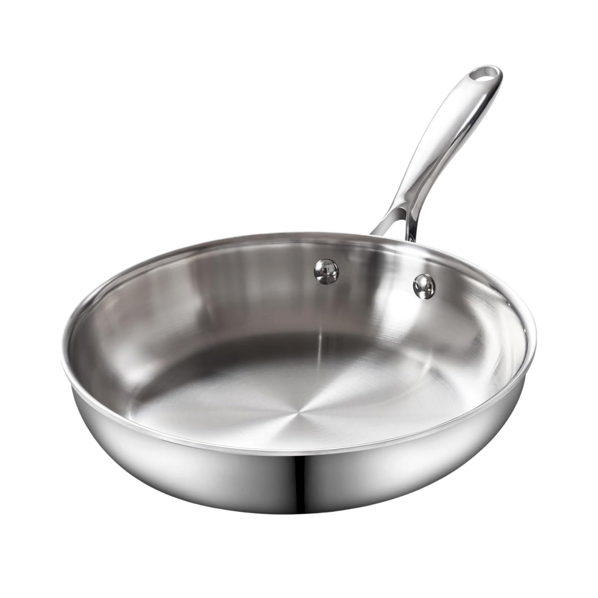 Cooks Standard 10-Inch Tri-Ply Clad Stainless Steel Frying Pan