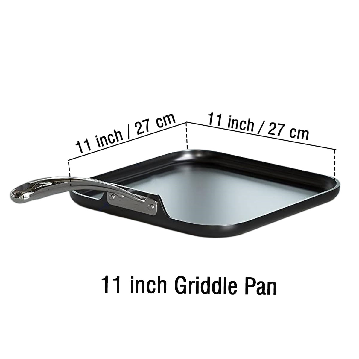Cooks Standard 11-Inch Square Nonstick Griddle Pan
