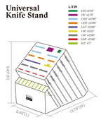 Cooks Standard X-Large 25-Slot Acacia Wood Knife Block