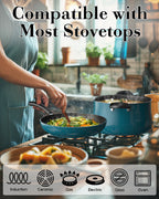 Cook N Home 10-Piece Nonstick Cookware Set