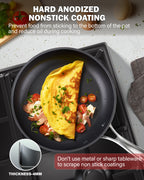 Cooks Standard 8-Inch Hard Anodized Nonstick Frying Pan