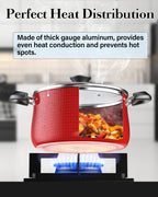 Cook N Home 10-Piece Belly Shape Nonstick Cookware Set