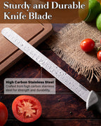 Cook N Home 11-Inch High Carbon Stainless Steel Slicing Carving Knife