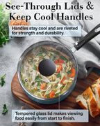 Cook N Home 10-Piece Nonstick Cookware Set