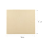Cook N Home 16-Inch x 14-Inch Cordierite Pizza Baking Stone with Scraper