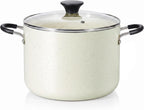 Cook N Home Non Stick Stock Pot with Lid, Large Pots for Cooking
