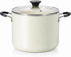 Cook N Home Non Stick Stock Pot with Lid, Large Pots for Cooking