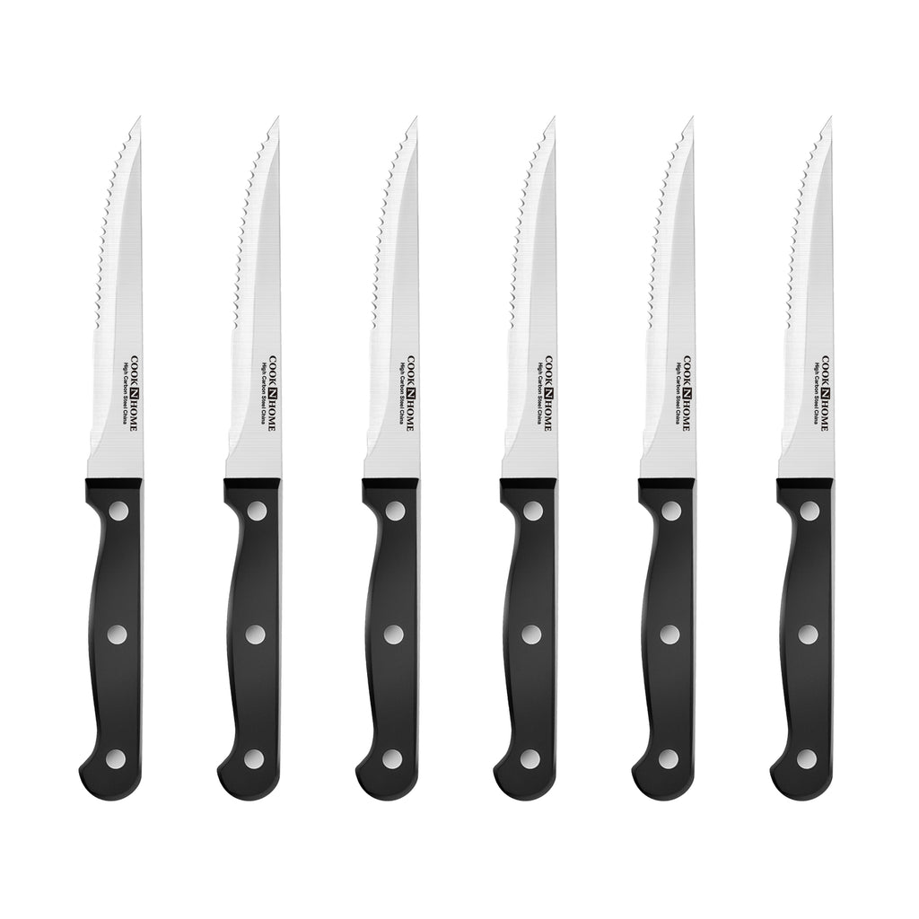 Cook N Home 15-Piece Bamboo Kitchen Cutlery Block Set