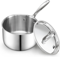 Cooks Standard 3-Quart Multi-Ply Clad Stainless Steel Saucepan with Lid,